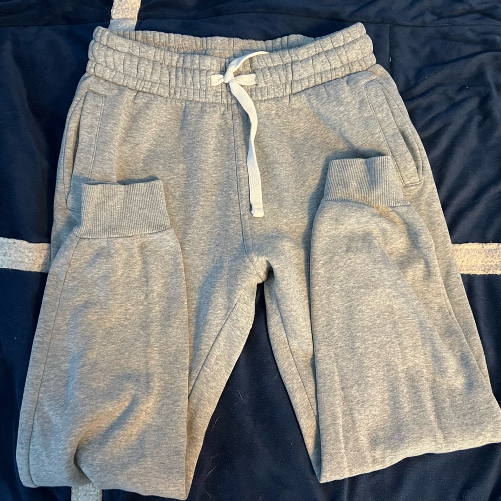 Grey sweatpants